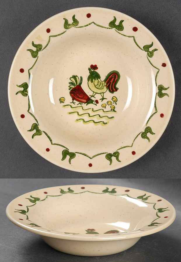 Homestead Provincial Rim Fruit/Dessert (Sauce) Bowl by Metlox - Poppytrail - Vernon-1