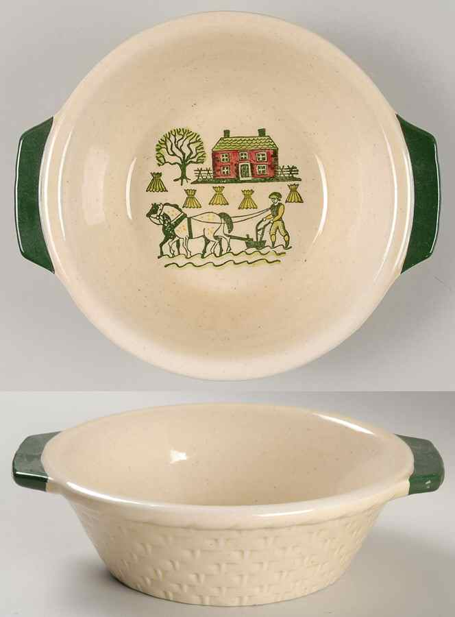 Homestead Provincial 8" Round Vegetable Bowl by Metlox - Poppytrail - Vernon-1