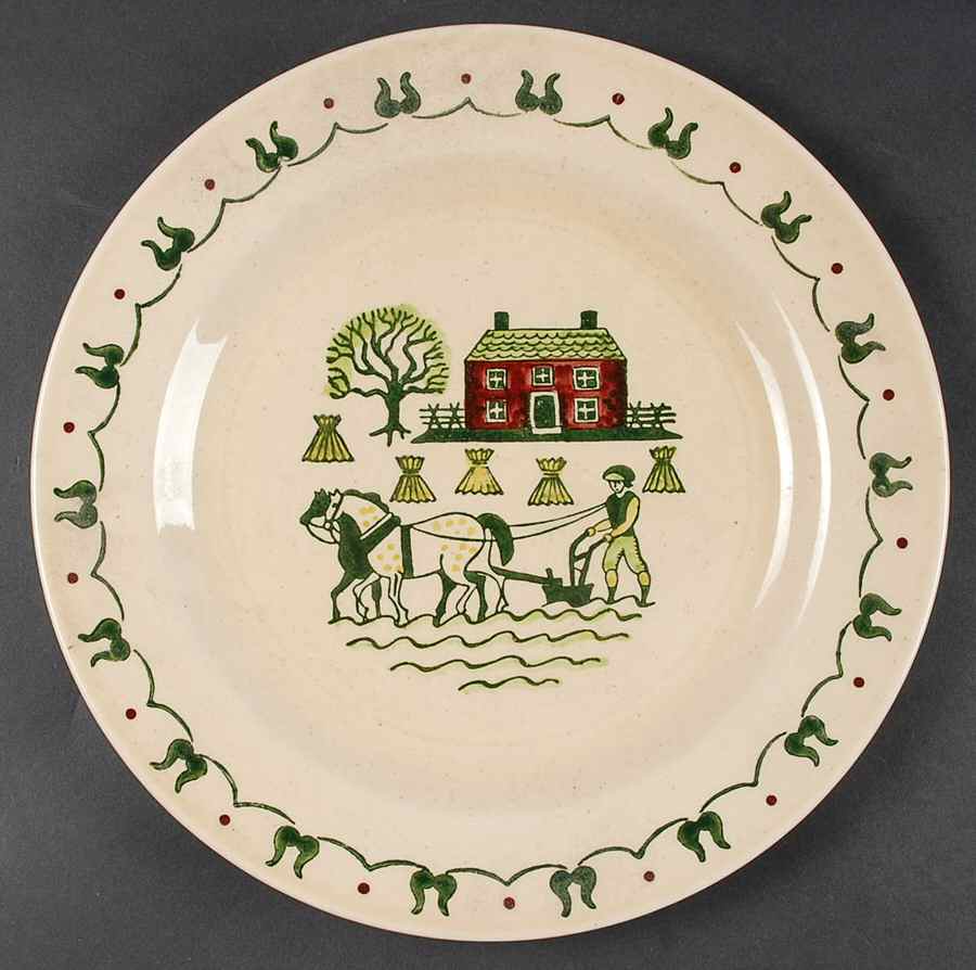 Homestead Provincial 12" Chop Plate (Round Platter) by Metlox - Poppytrail - Vernon-1