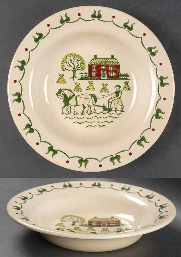 Homestead Provincial Rim Soup Bowl by Metlox - Poppytrail - Vernon-1