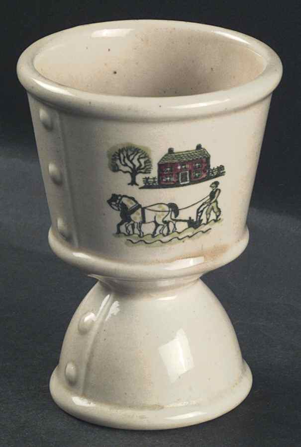 Homestead Provincial Double Egg Cup by Metlox - Poppytrail - Vernon-1