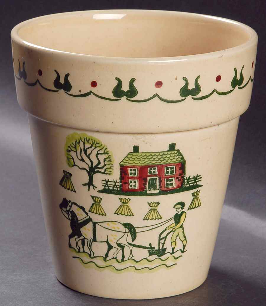 Homestead Provincial 6" Flower Pot by Metlox - Poppytrail - Vernon-1