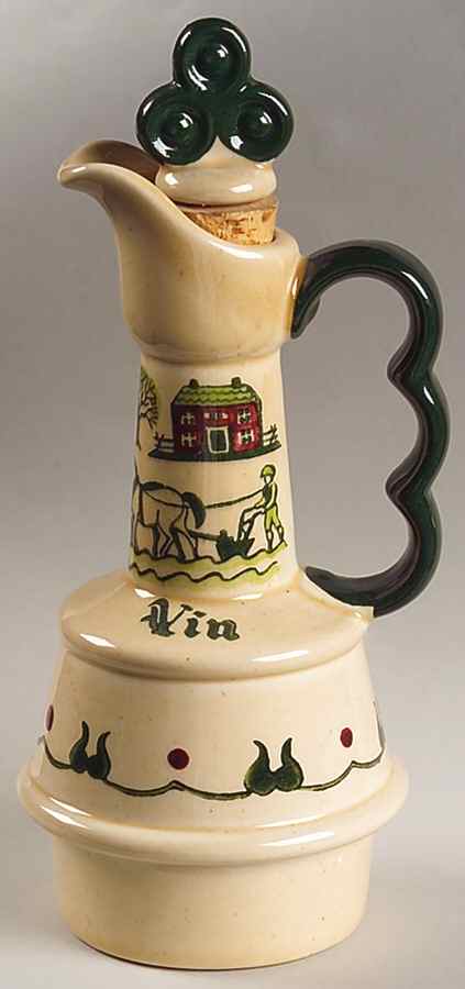 Homestead Provincial Vinegar Cruet and Stopper by Metlox - Poppytrail - Vernon-1
