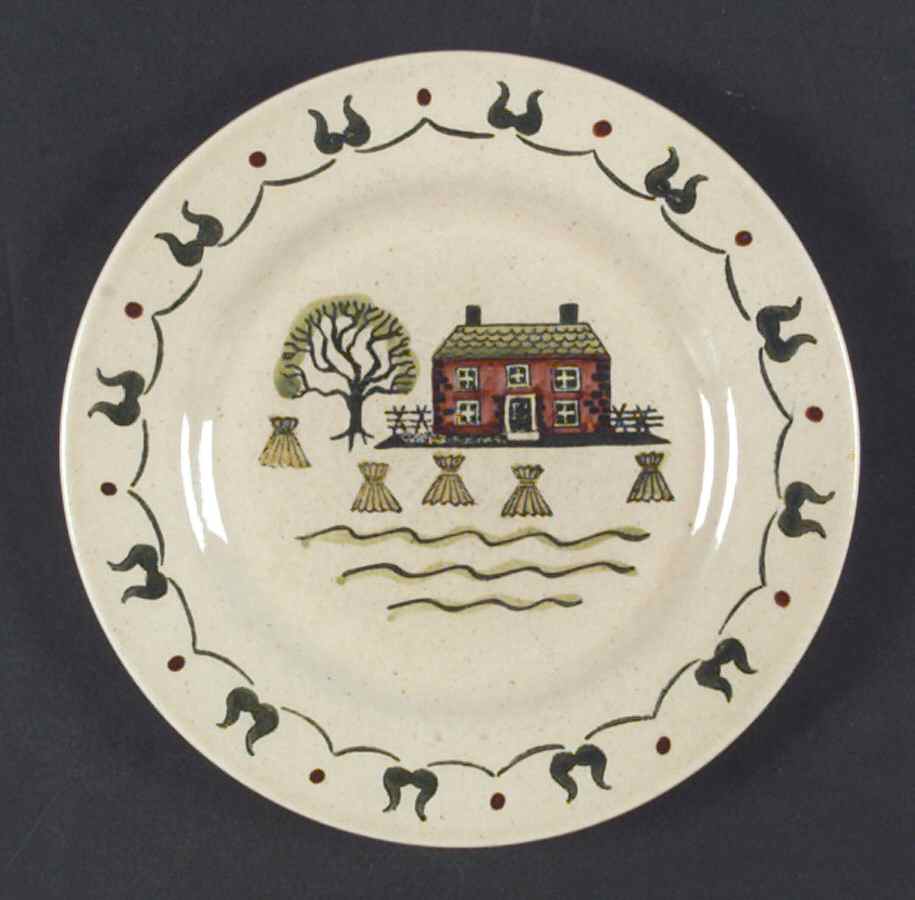 Homestead Provincial Salad Plate by Metlox - Poppytrail - Vernon-1
