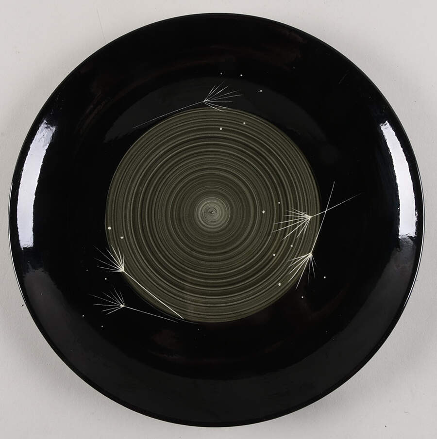 Imperial 13" Chop Plate (Round Platter) by Metlox - Poppytrail - Vernon-1