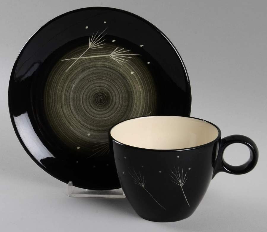 Imperial Flat Cup & Saucer Set by Metlox - Poppytrail - Vernon-1