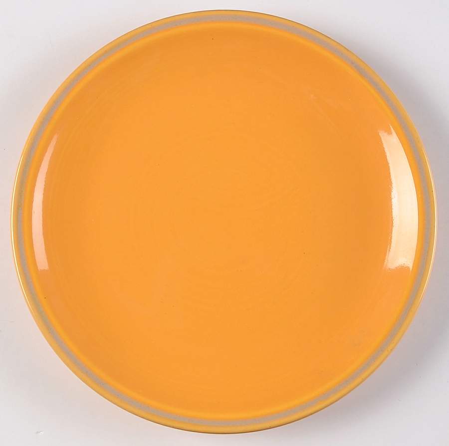 Impressions Orange Salad Plate by Metlox - Poppytrail - Vernon-1