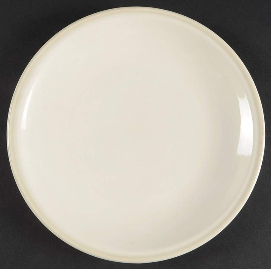 Impressions White Salad Plate by Metlox - Poppytrail - Vernon-1
