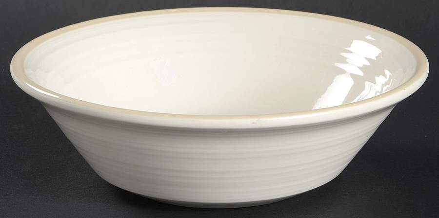 Impressions White Coupe Cereal Bowl by Metlox - Poppytrail - Vernon-1