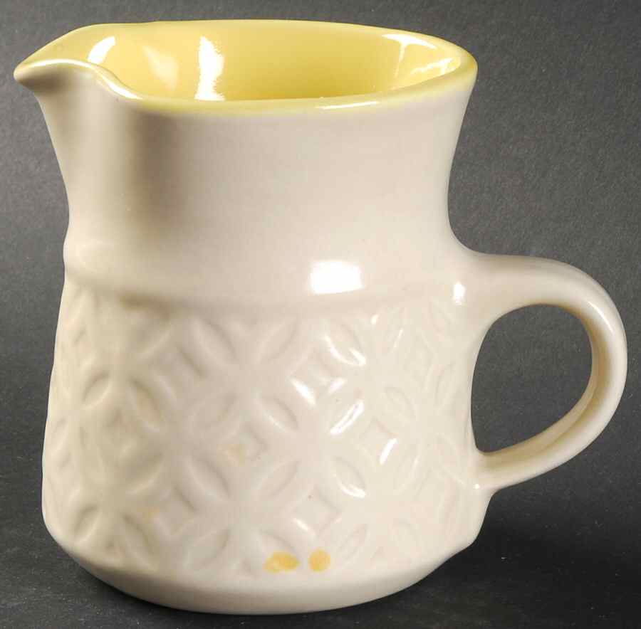 Impressions Yellow Creamer by Metlox - Poppytrail - Vernon-1