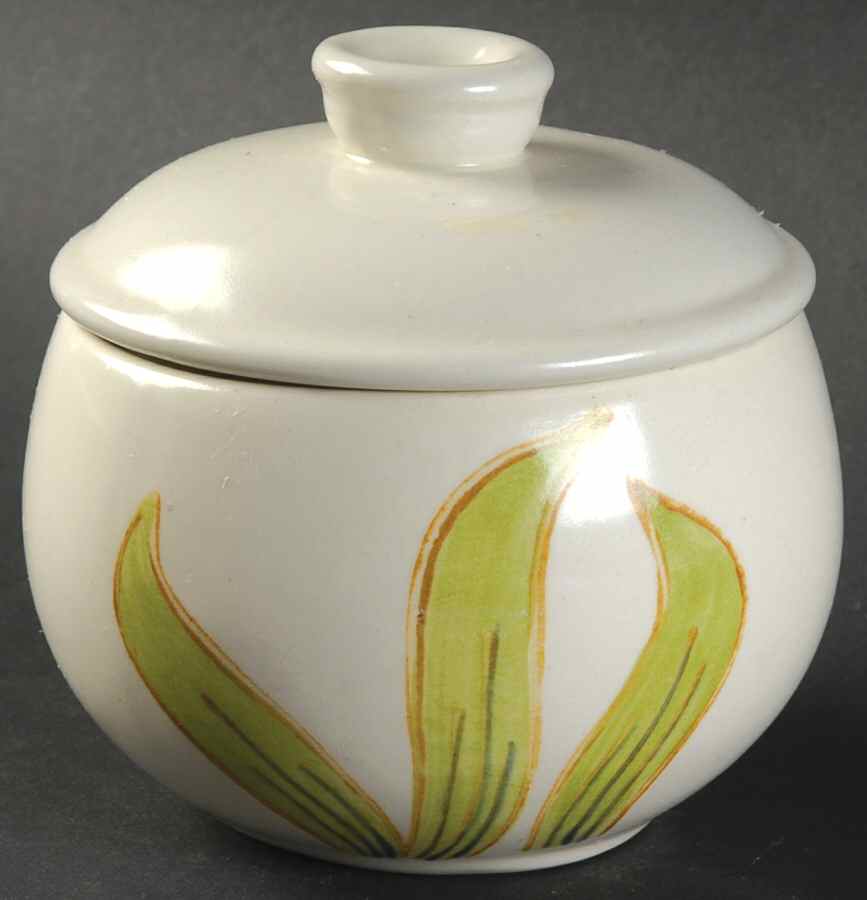 Iris Sugar Bowl & Lid by Metlox - Poppytrail - Vernon-1