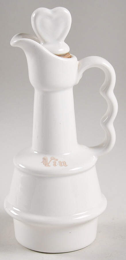 Jamestown Vinegar Cruet and Stopper by Metlox - Poppytrail - Vernon-1