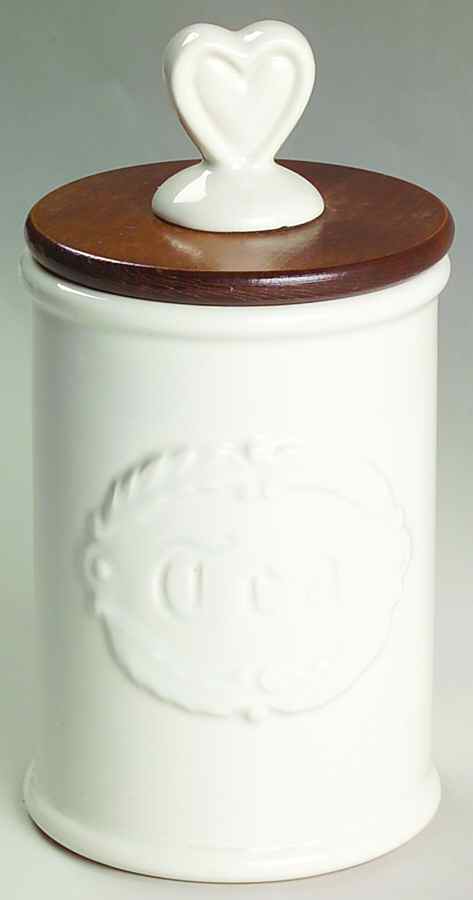 Jamestown Tea Canister & Wood Lid by Metlox - Poppytrail - Vernon-1