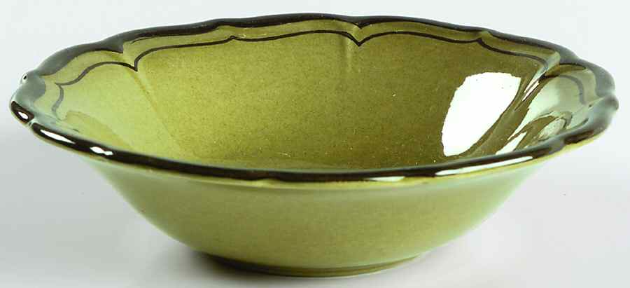 La Mancha Green Fruit/Dessert (Sauce) Bowl by Metlox - Poppytrail - Vernon-1