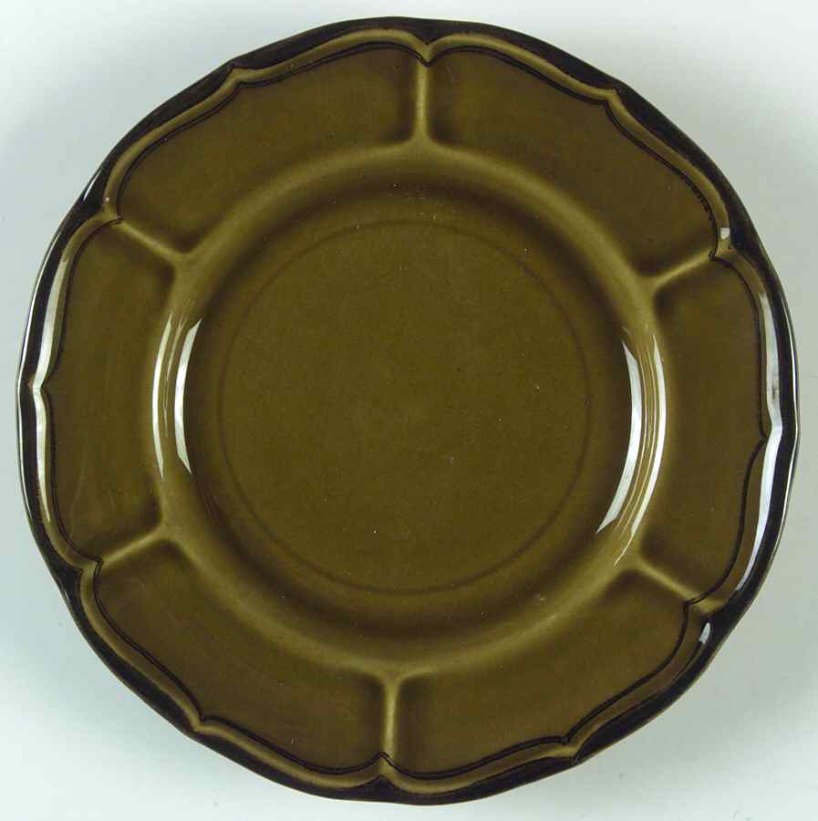 La Mancha Green Bread & Butter Plate by Metlox - Poppytrail - Vernon-1
