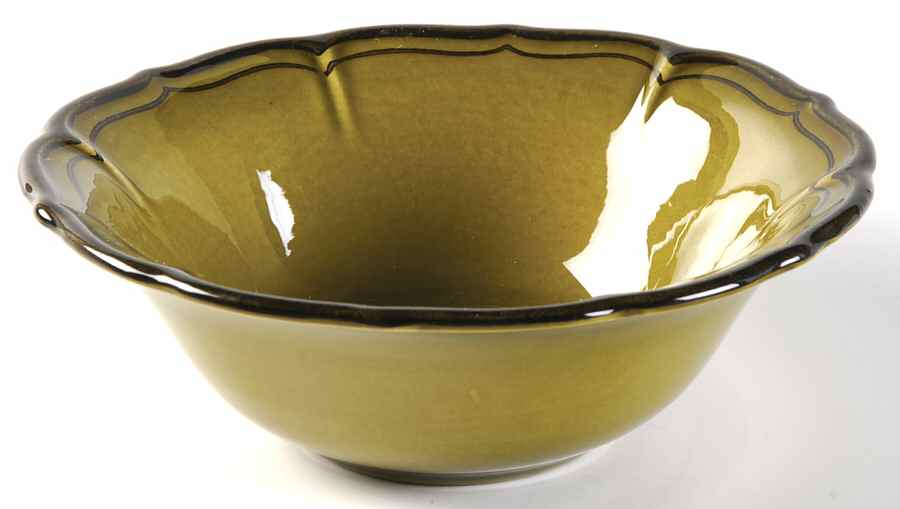 La Mancha Green Coupe Cereal Bowl by Metlox - Poppytrail - Vernon-1