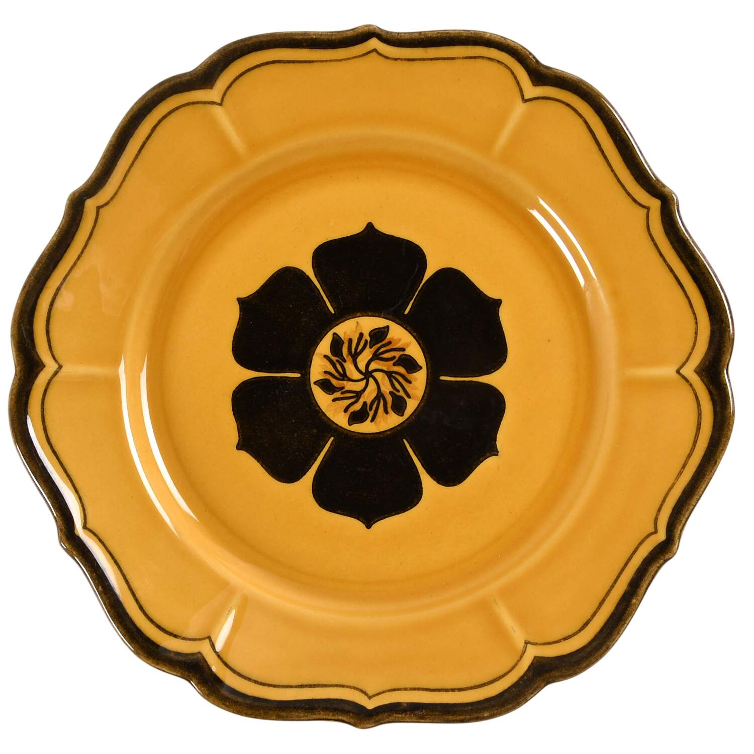 La Mancha Gold Salad Plate by Metlox - Poppytrail - Vernon-1