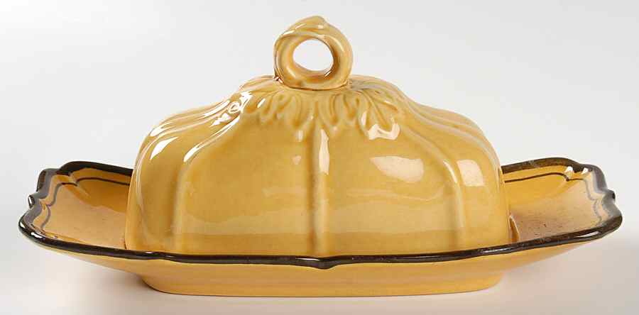 La Mancha Gold 1/4 Lb Covered Butter by Metlox - Poppytrail - Vernon-1