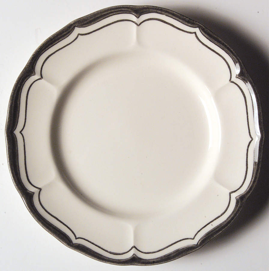 La Mancha White Bread & Butter Plate by Metlox - Poppytrail - Vernon-1
