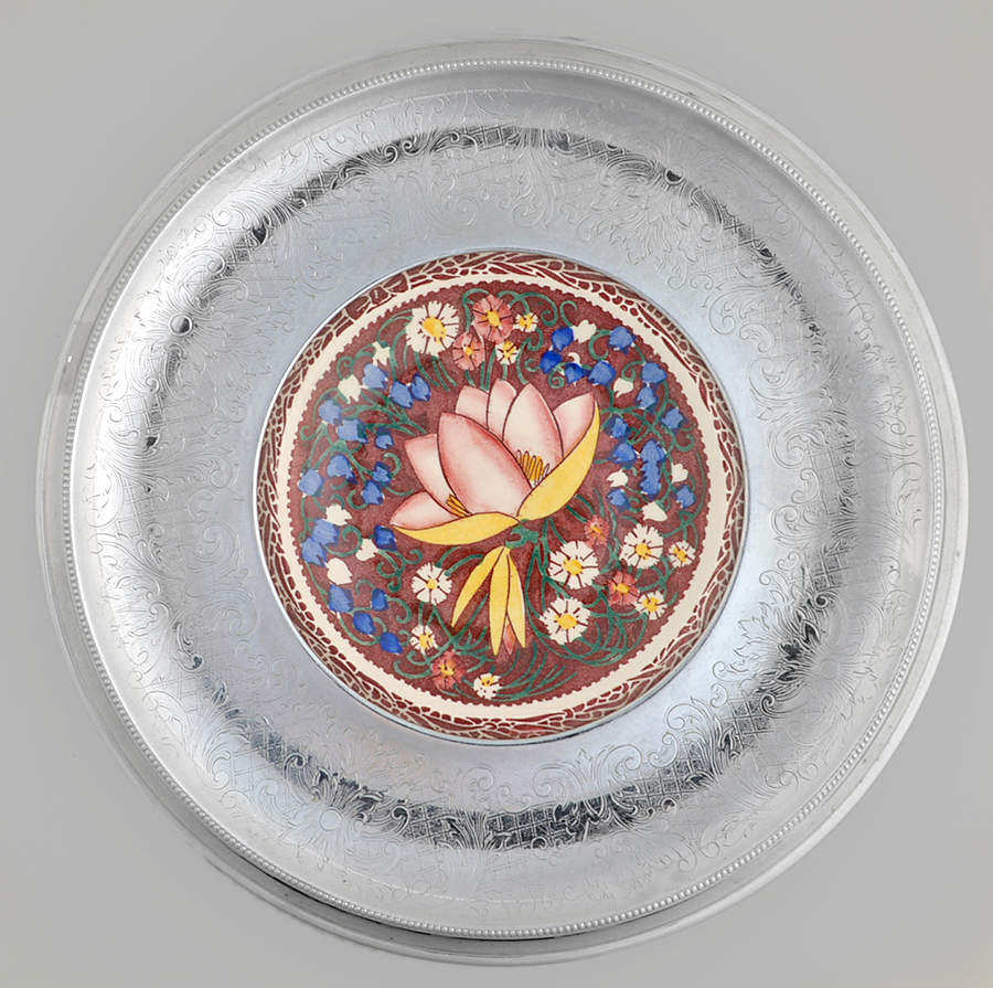 Lei Lani (Ultra Shape) Bread & Butter with Metal Rim by Metlox - Poppytrail - Vernon-1