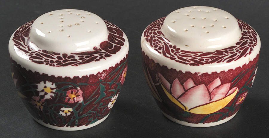 Lei Lani (Ultra Shape) Salt & Pepper Set by Metlox - Poppytrail - Vernon-1