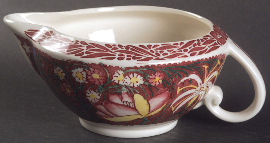 Lei Lani (Ultra Shape) Open Sauce Boat by Metlox - Poppytrail - Vernon-1