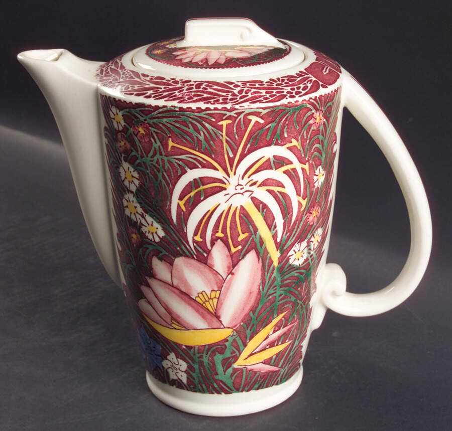 Lei Lani (Ultra Shape) Coffee Pot & Lid by Metlox - Poppytrail - Vernon-1