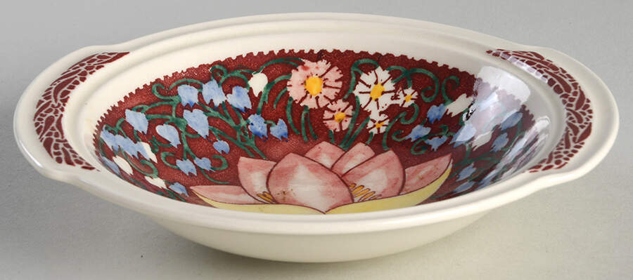 Lei Lani (Ultra Shape) Lugged Chowder Bowl by Metlox - Poppytrail - Vernon-1
