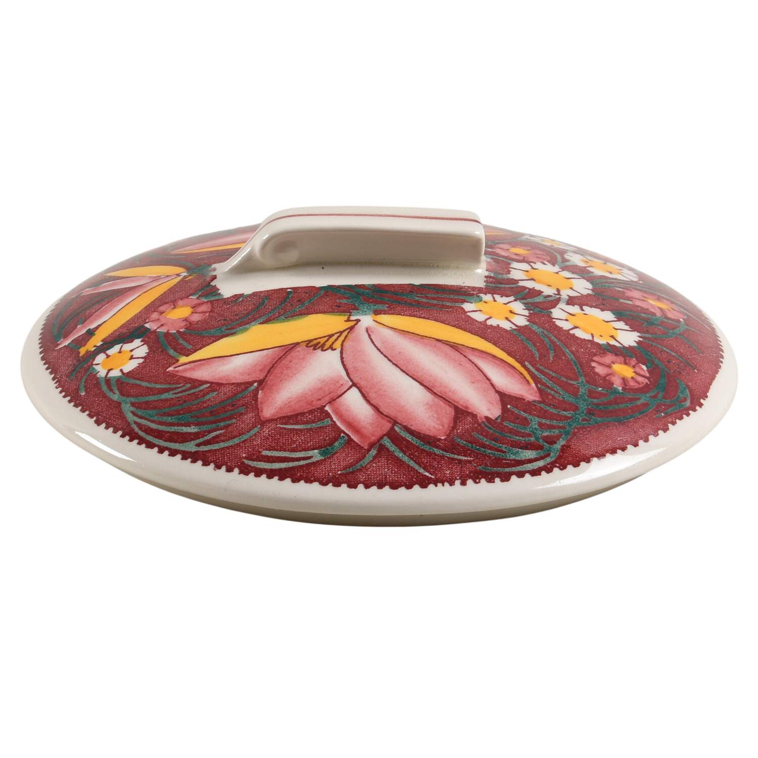 Lei Lani (Ultra Shape) Lid for 1.5 Qt Round Casserole by Metlox - Poppytrail - Vernon-1
