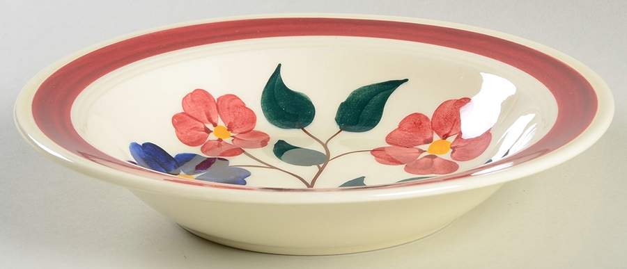 Linda Rim Soup Bowl by Metlox - Poppytrail - Vernon-1