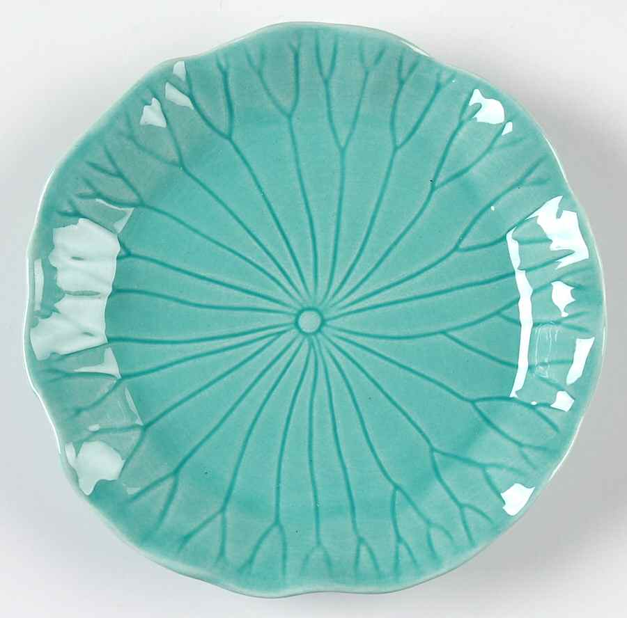 Lotus Aqua (Second Series) Bread & Butter Plate by Metlox - Poppytrail - Vernon-1