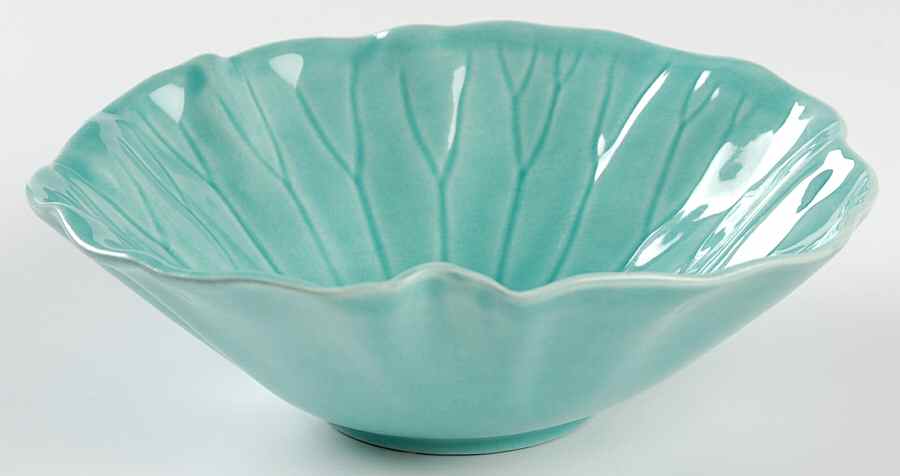 Lotus Aqua (Second Series) Coupe Cereal Bowl by Metlox - Poppytrail - Vernon-1
