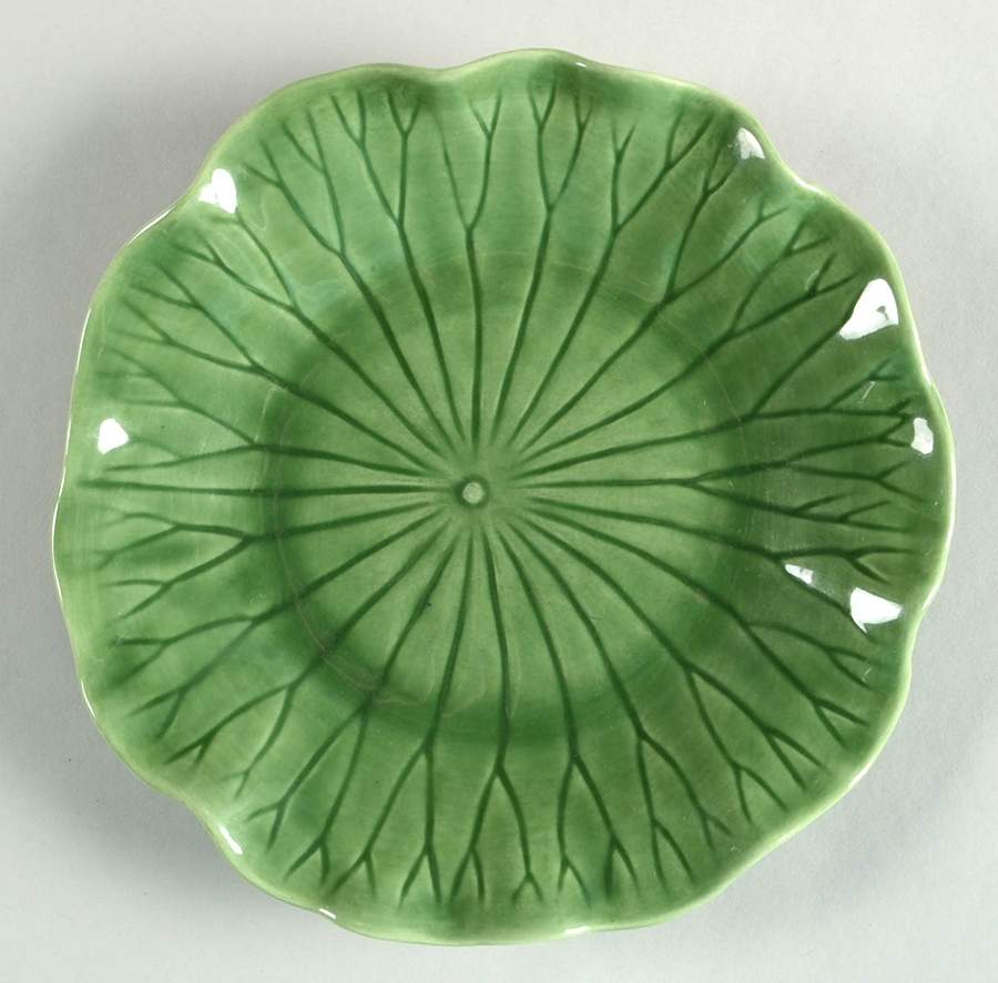 Lotus Evergreen Salad Plate by Metlox - Poppytrail - Vernon-1