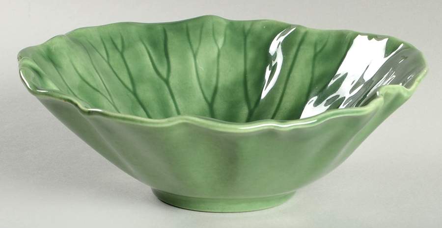 Lotus Evergreen Coupe Soup Bowl by Metlox - Poppytrail - Vernon-1