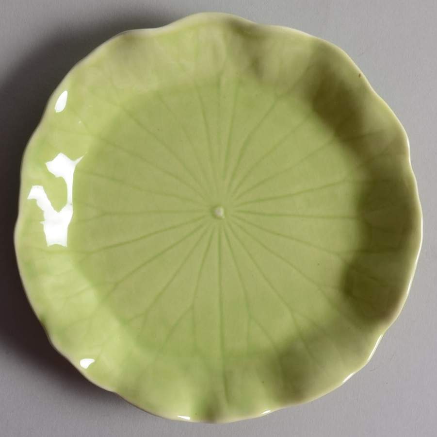 Lotus Fern Green Bread & Butter Plate by Metlox - Poppytrail - Vernon-1