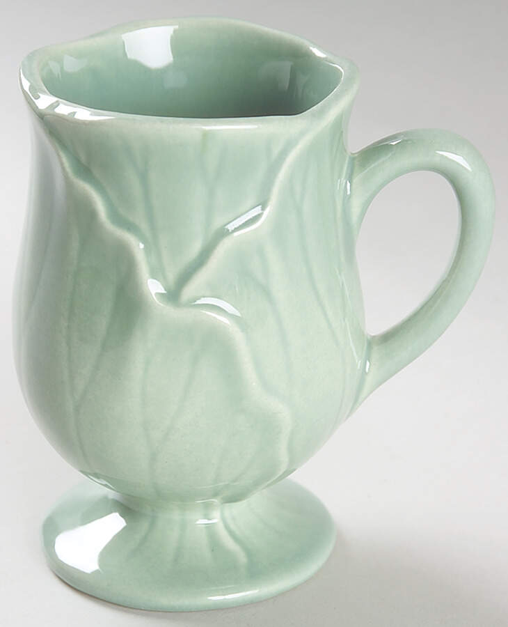 Lotus Jade Green Mug by Metlox - Poppytrail - Vernon-1