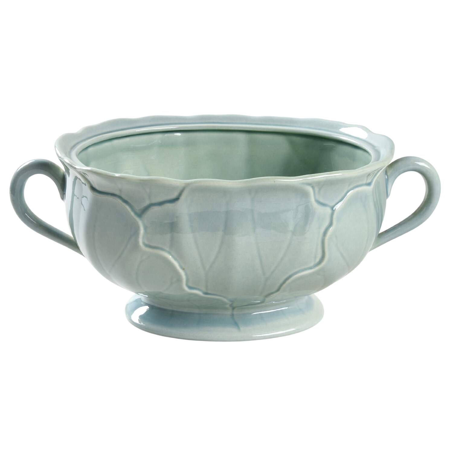 Lotus Jade Green Tureen No Lid by Metlox - Poppytrail - Vernon-1