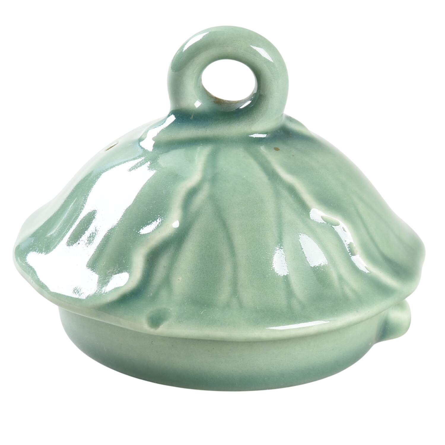 Lotus Jade Green Lid for Teapot by Metlox - Poppytrail - Vernon-1