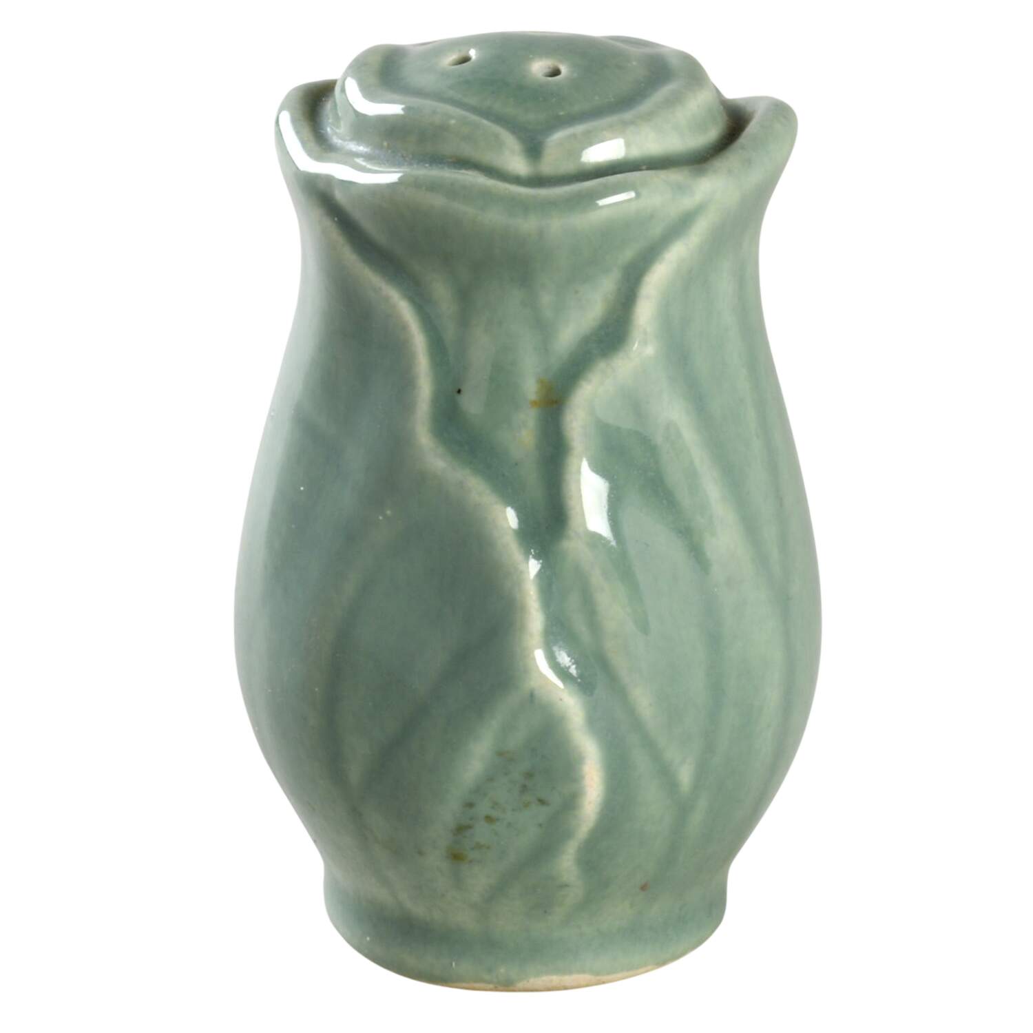 Lotus Jade Green Pepper Shaker by Metlox - Poppytrail - Vernon-1