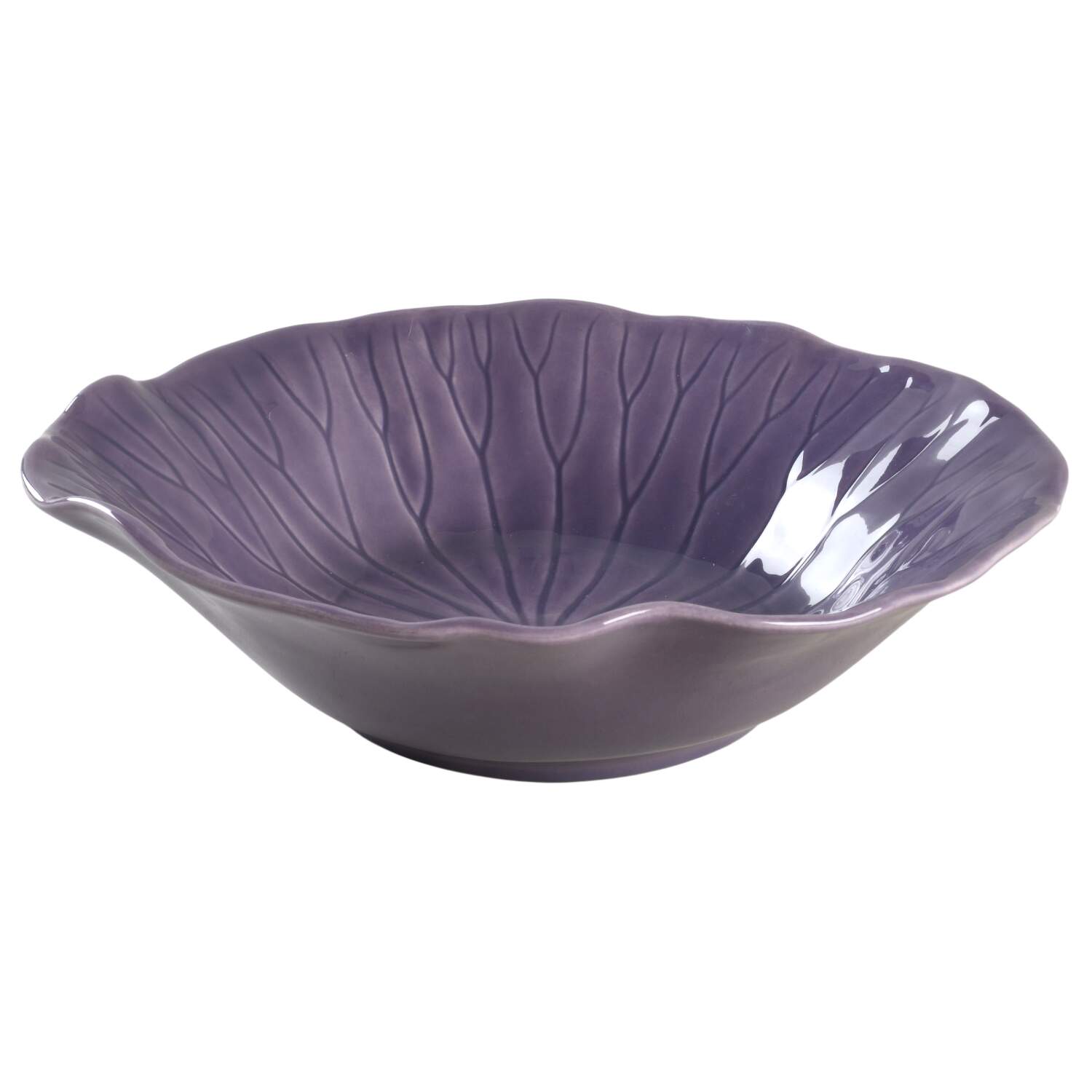 Lotus Lilac 10" Round Vegetable Bowl by Metlox - Poppytrail - Vernon-1