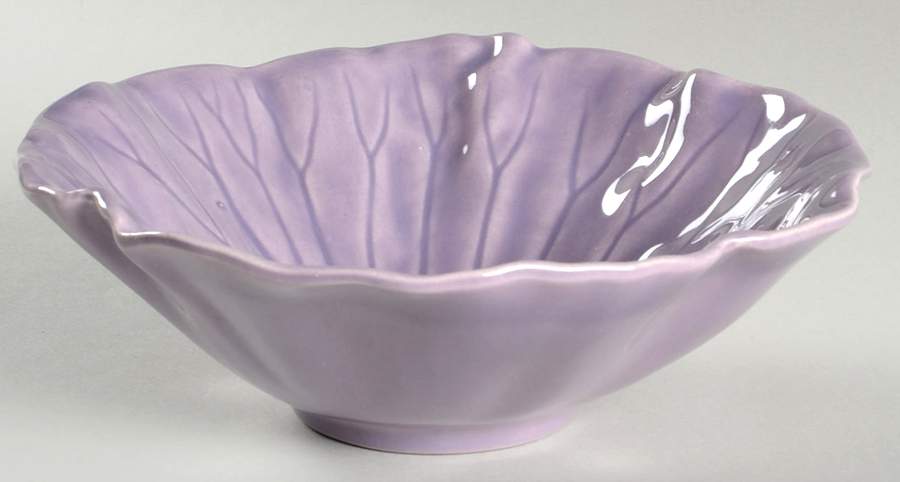 Lotus Lilac Coupe Soup Bowl by Metlox - Poppytrail - Vernon-1