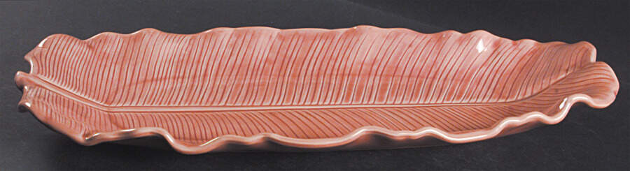 Lotus Peach Apricot 20" Oval Serving Platter by Metlox - Poppytrail - Vernon-1