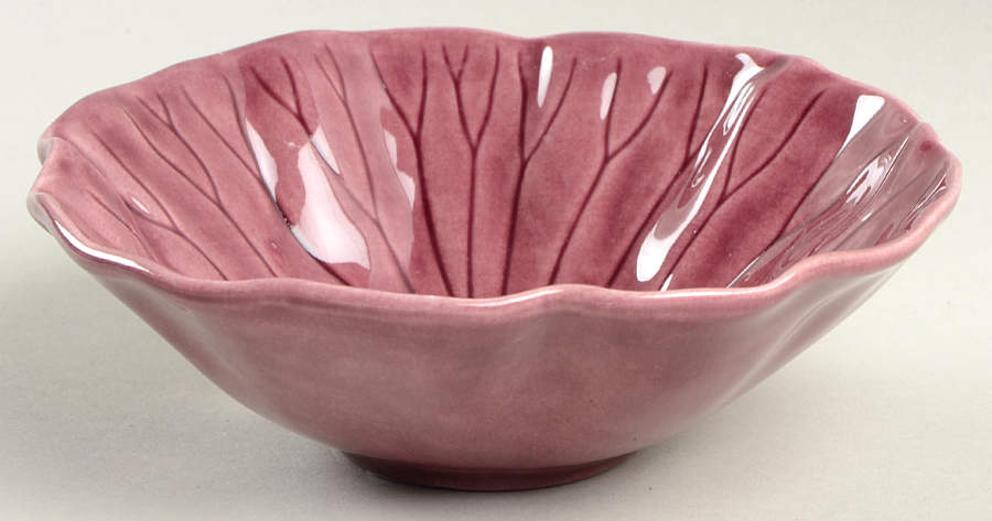 Lotus Plum Fruit/Dessert (Sauce) Bowl by Metlox - Poppytrail - Vernon-1