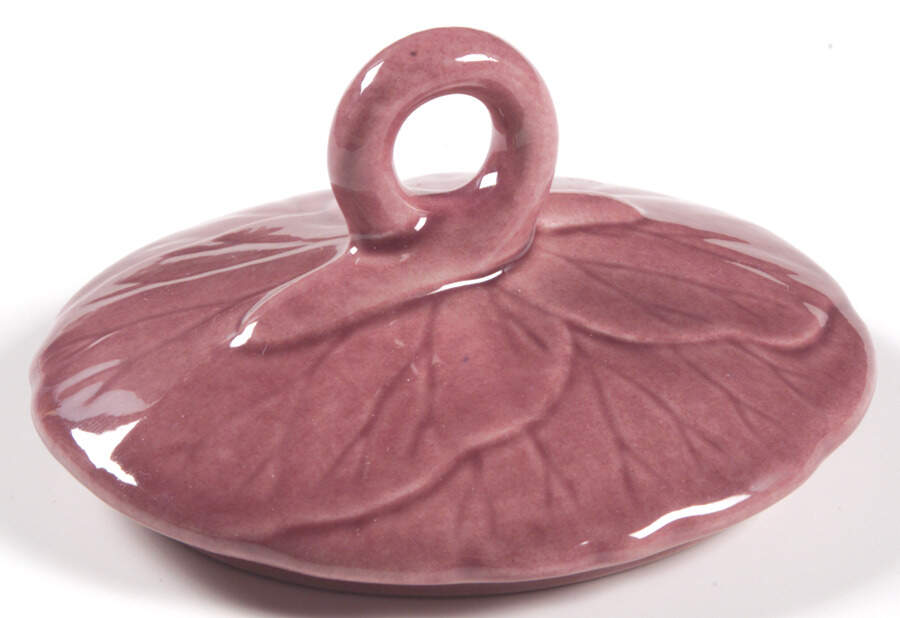 Lotus Plum Lid for Sugar Bowl by Metlox - Poppytrail - Vernon-1