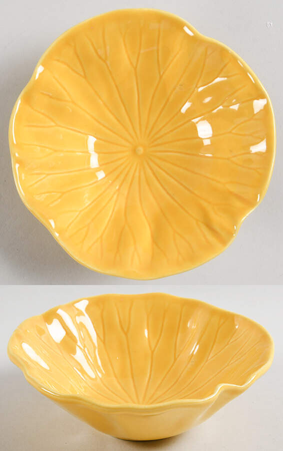 Lotus Light Pumpkin Fruit/Dessert (Sauce) Bowl by Metlox - Poppytrail - Vernon-1