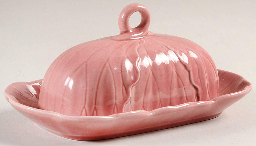Lotus Rose 1/4 Lb Covered Buttered by Metlox - Poppytrail - Vernon-1