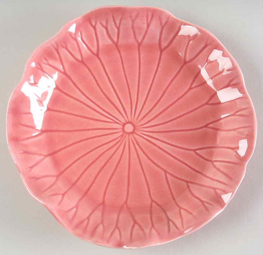 Lotus Rose Bread & Butter Plate by Metlox - Poppytrail - Vernon-1