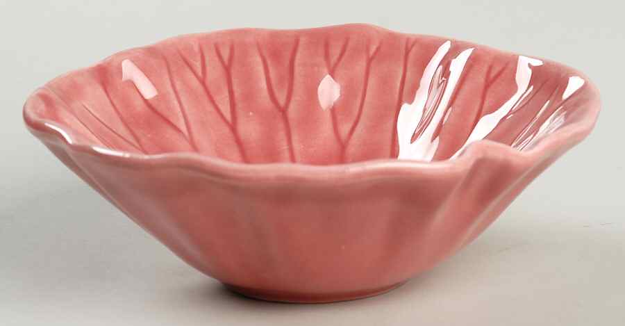 Lotus Rose Fruit/Dessert (Sauce) Bowl by Metlox - Poppytrail - Vernon-1