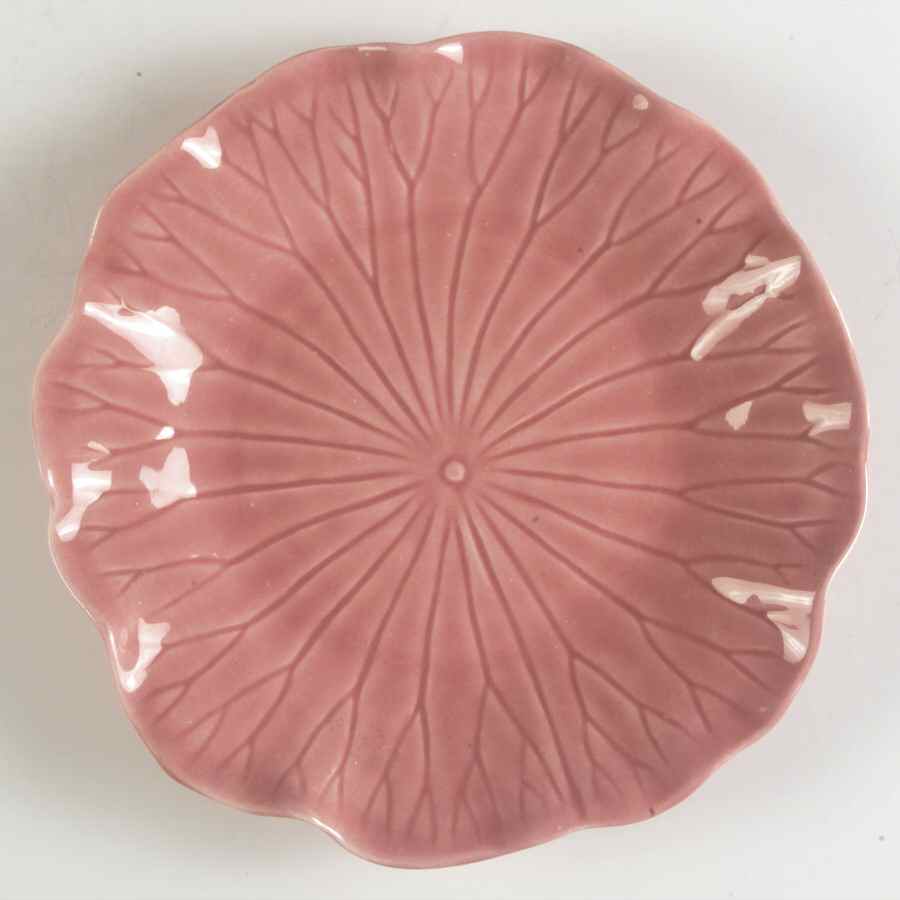 Lotus Rose Salad Plate by Metlox - Poppytrail - Vernon-1
