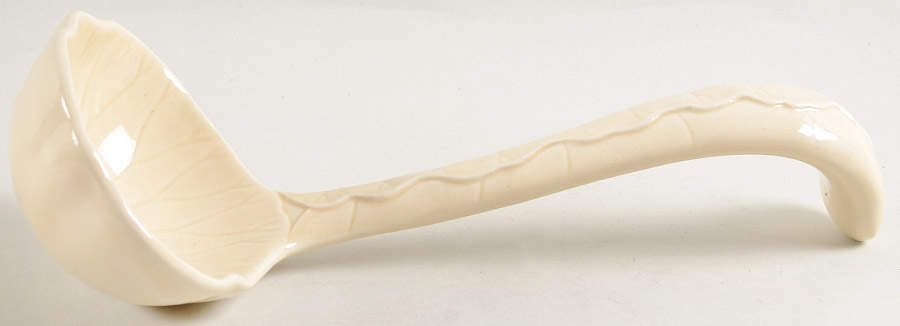 Lotus Sand Tureen Ladle by Metlox - Poppytrail - Vernon-1